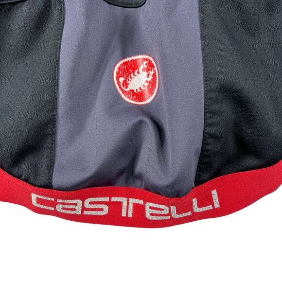 Castelli Trasparente Due Wind Cycling Jersey/Jacket Mens M Full-Zip Rosso Corso - Picture 4 of 13